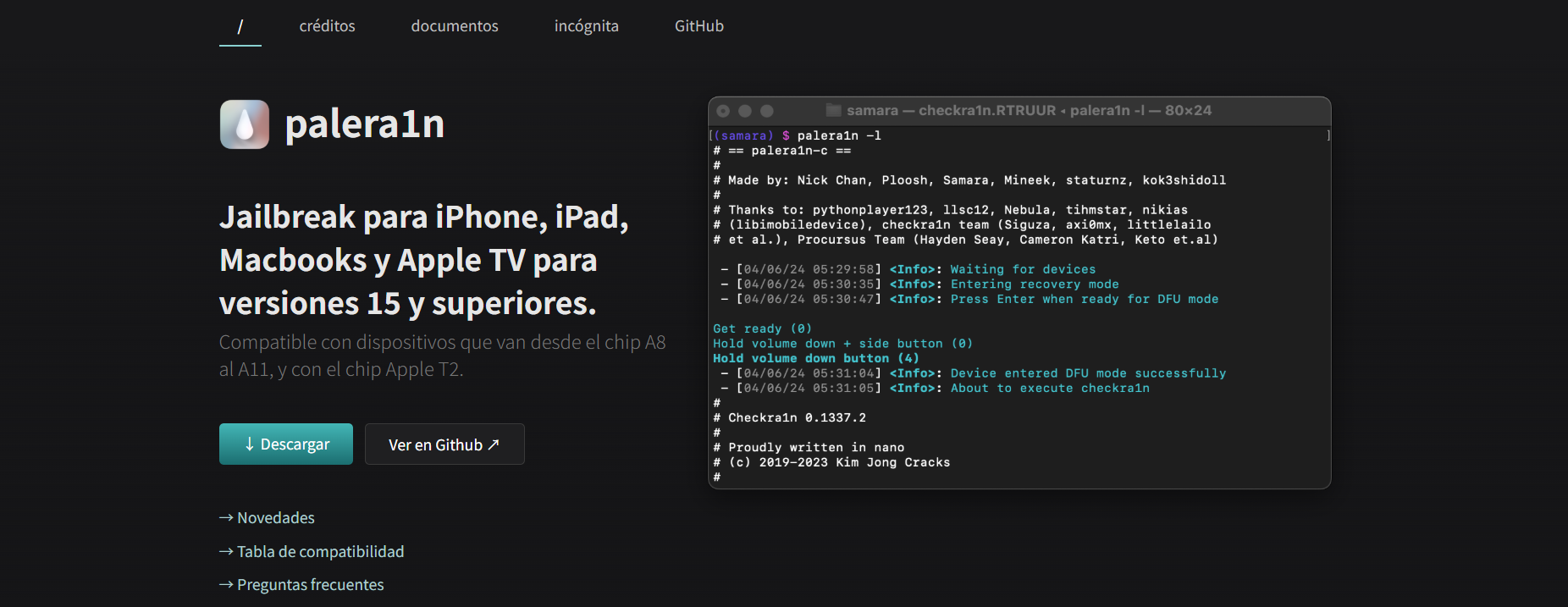 palera1n hacer jailbreak ios 27 