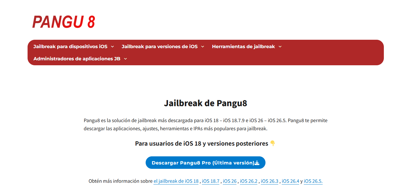 pangu hacer jailbreak ios 27 