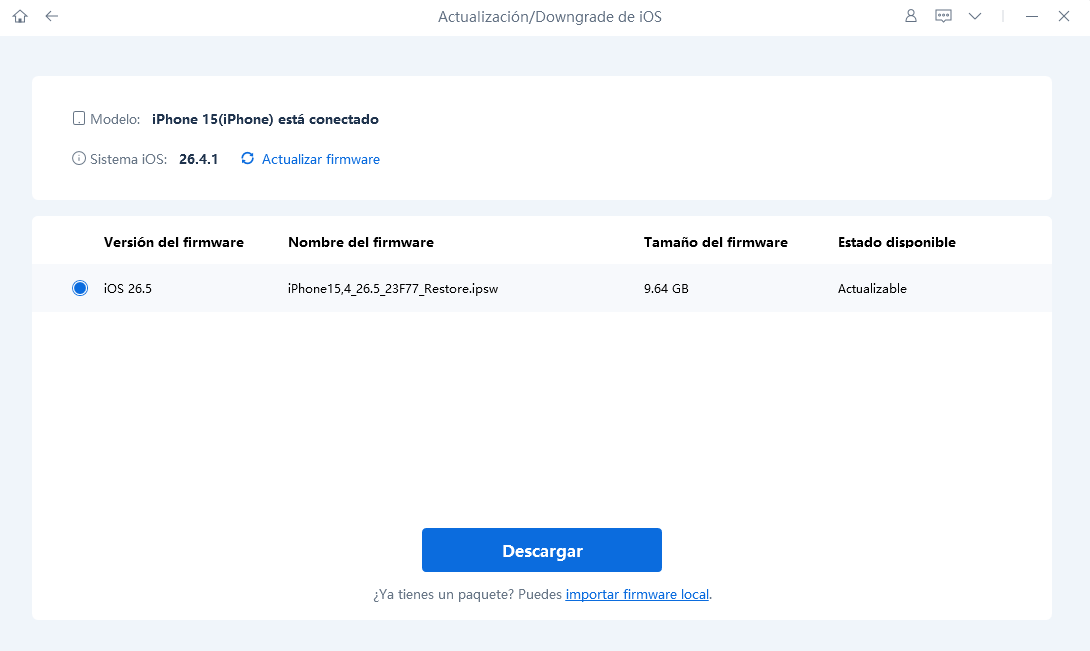 actualización con Reiboot 