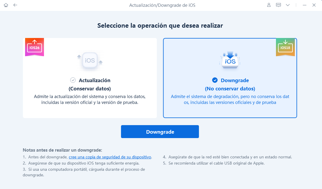 reparación estándar con Reiboot 