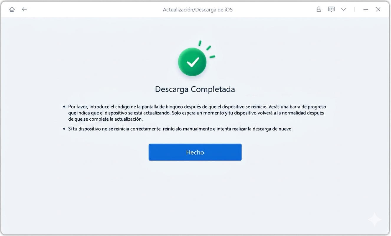 reparación estándar con Reiboot 