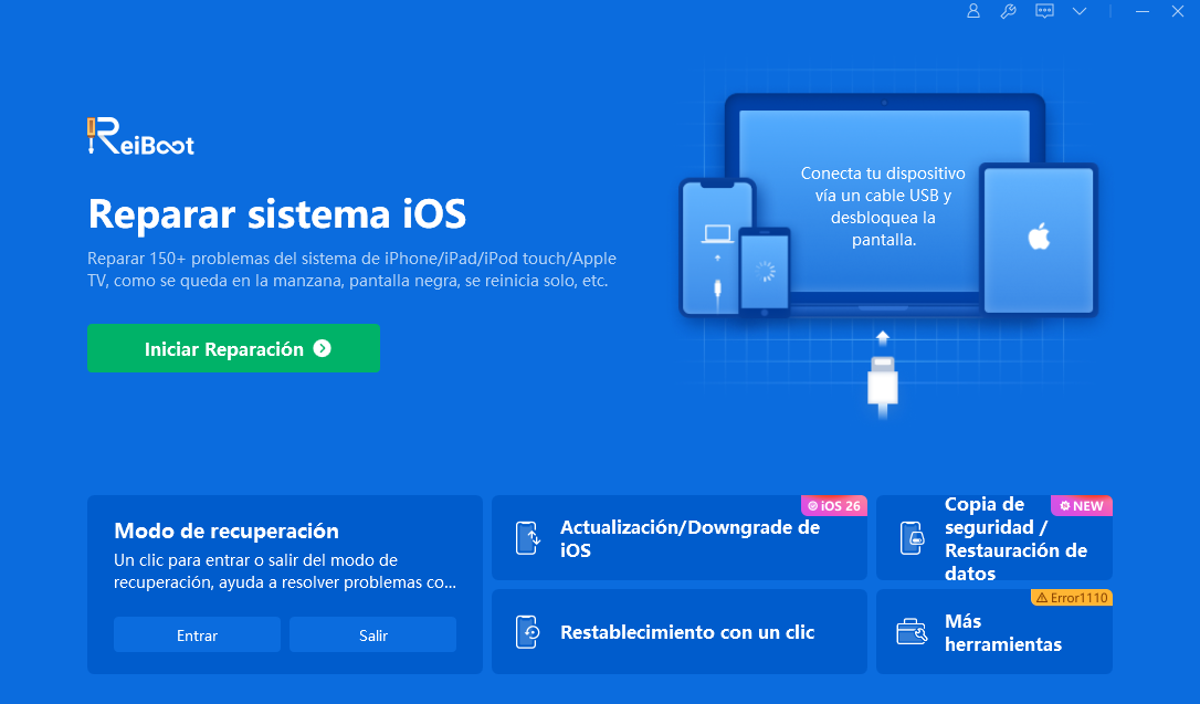 actualizar macOS con ReiBoot